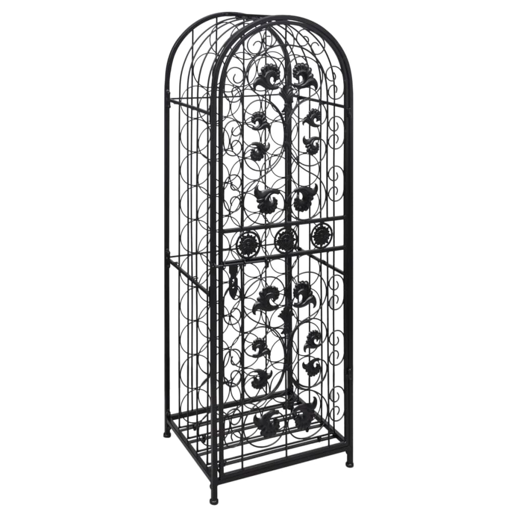 vidaXL Wine Rack for 45 Bottles Metal