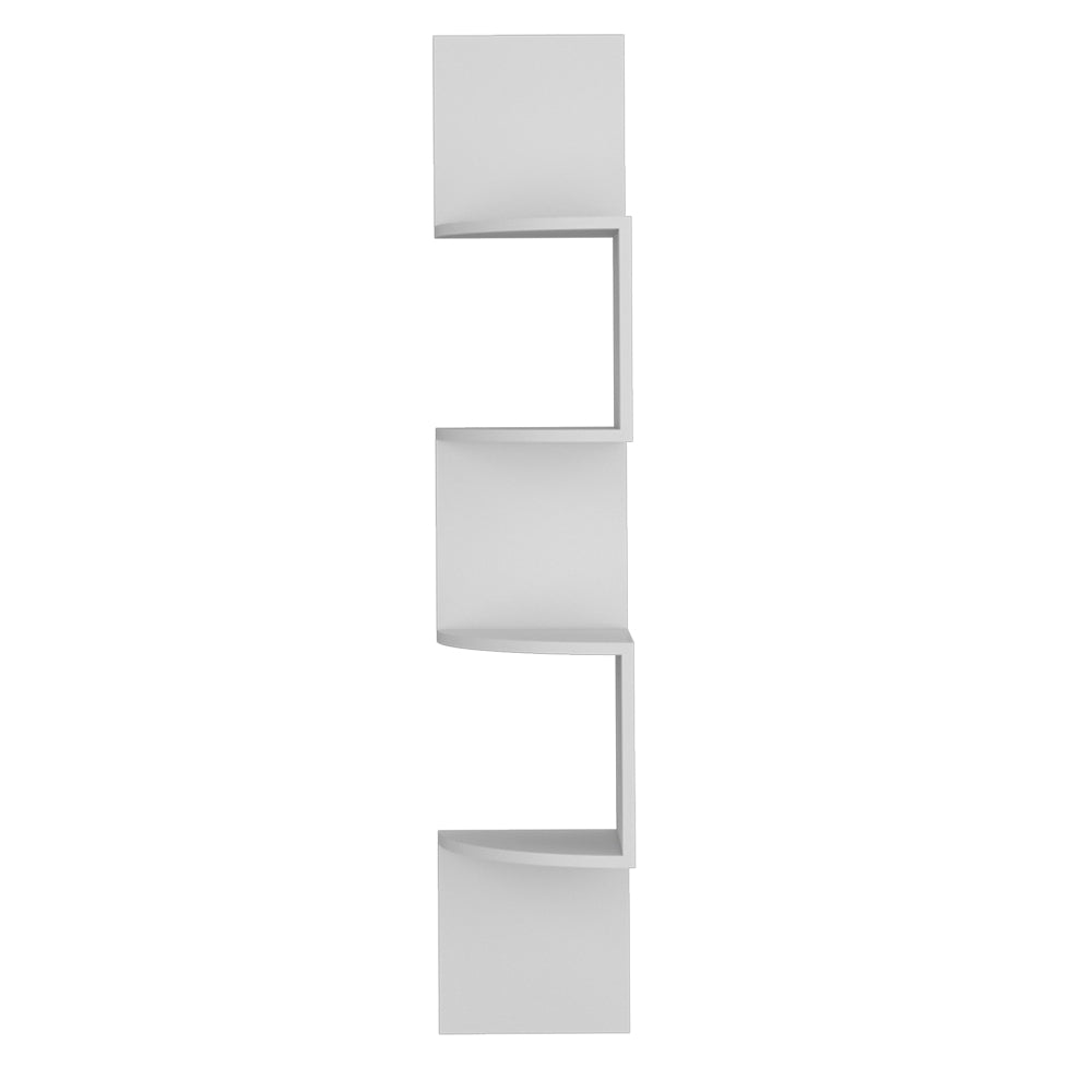 Shelve Crestone, 4-Tier Open Shelving, White Finish