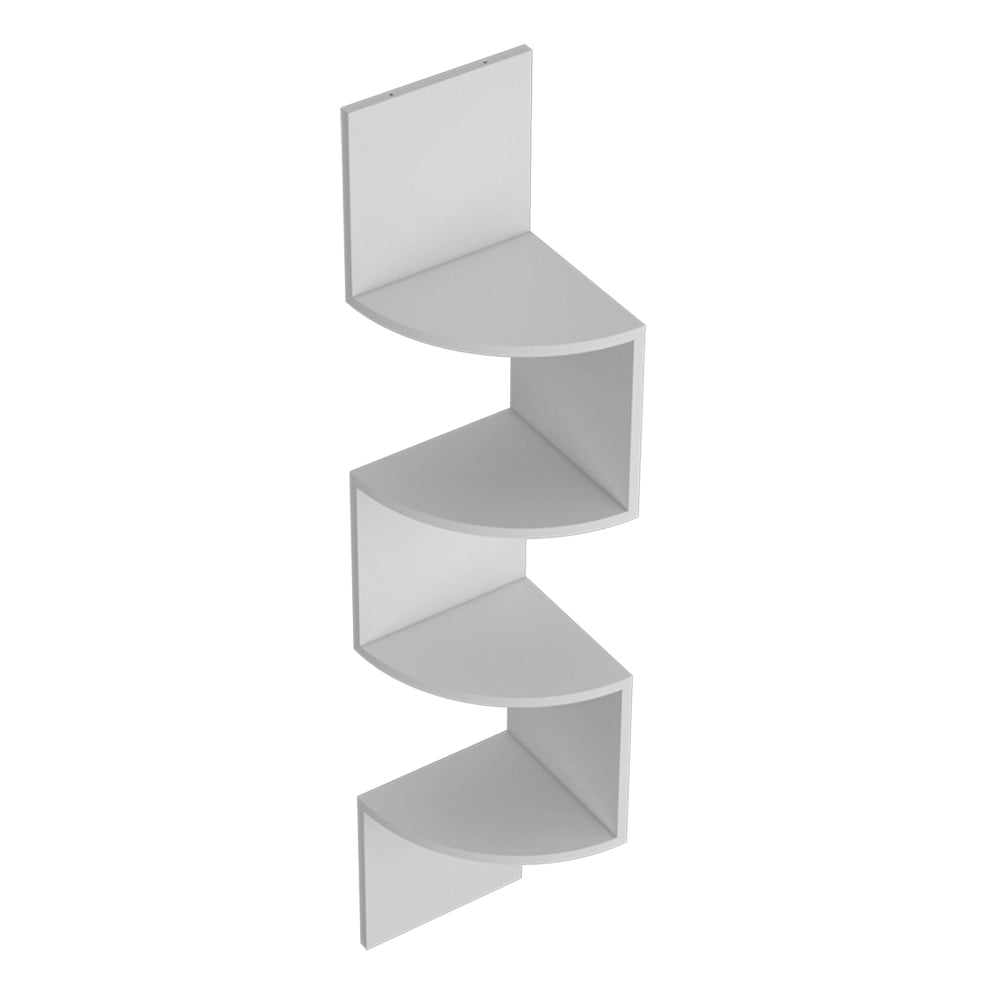 Shelve Crestone, 4-Tier Open Shelving, White Finish