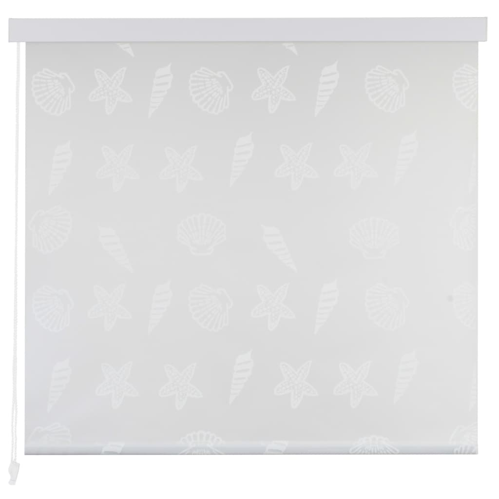 vidaXL Shower Roller Blind 39.4"x94.5" Sea Star