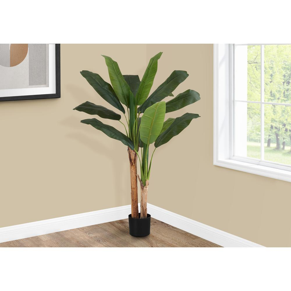 Artificial Plant, 55 Tall, Banana Tree, Indoor, Faux, Fake, Floor, Greenery