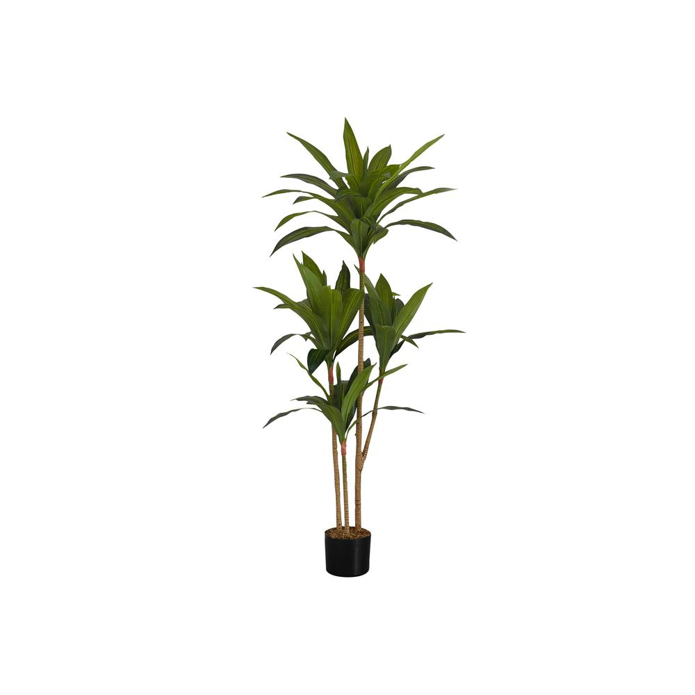 Artificial Plant, 51 Tall, Dracaena Tree, Indoor, Faux, Fake, Floor, Greenery