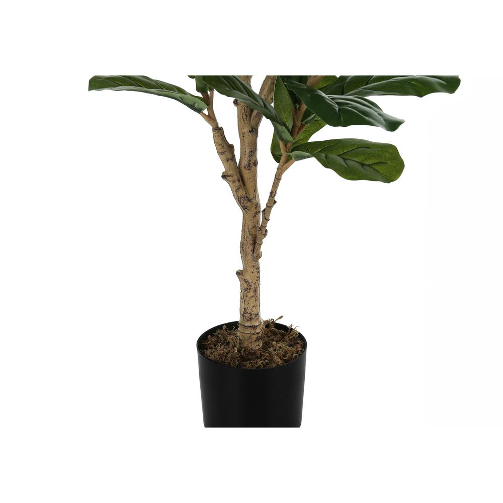 Artificial Plant, 47 Tall, Fiddle Tree, Indoor, Faux, Fake, Floor, Greenery