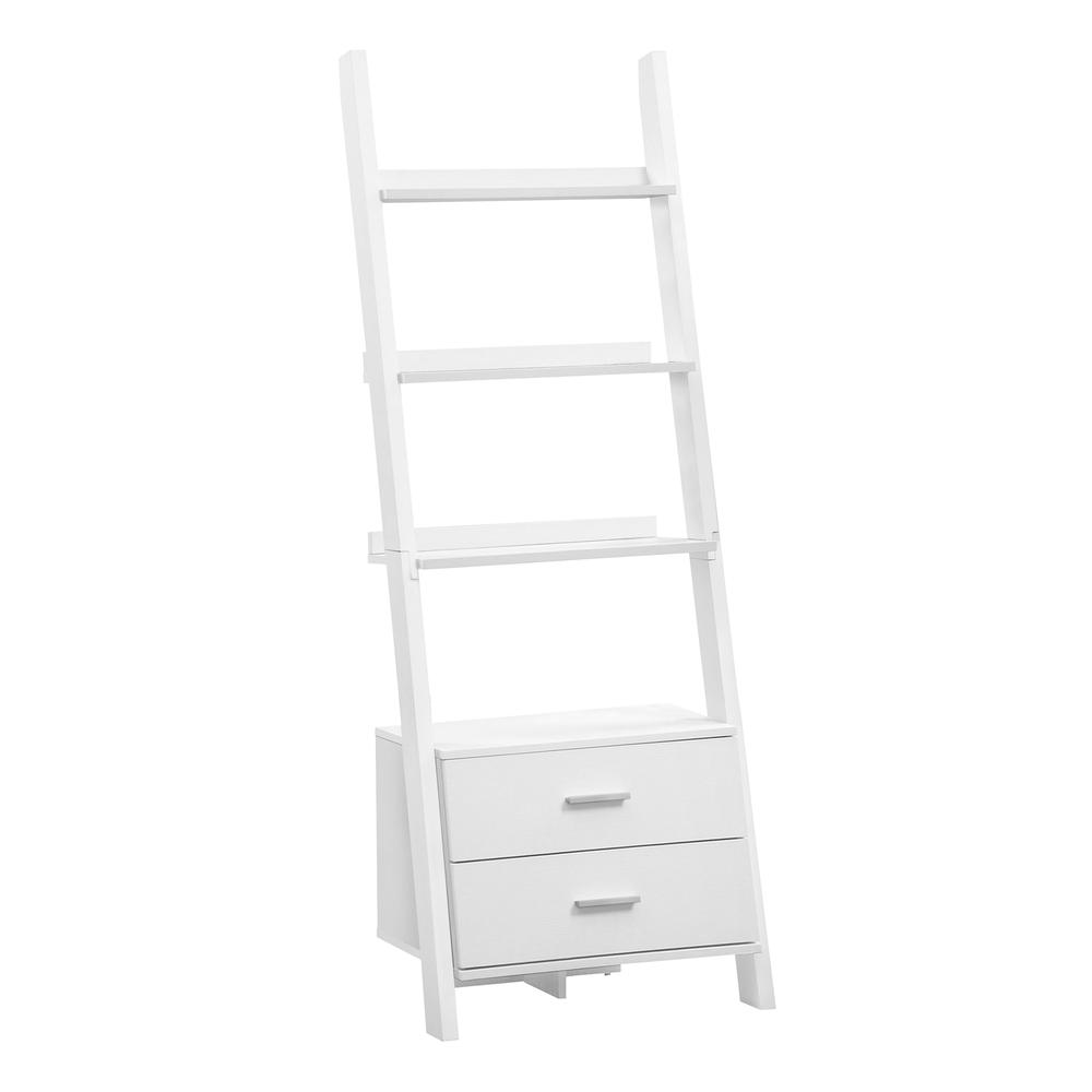 Bookshelf, Bookcase, Etagere, Ladder, 4 Tier, 69H, Office, Bedroom