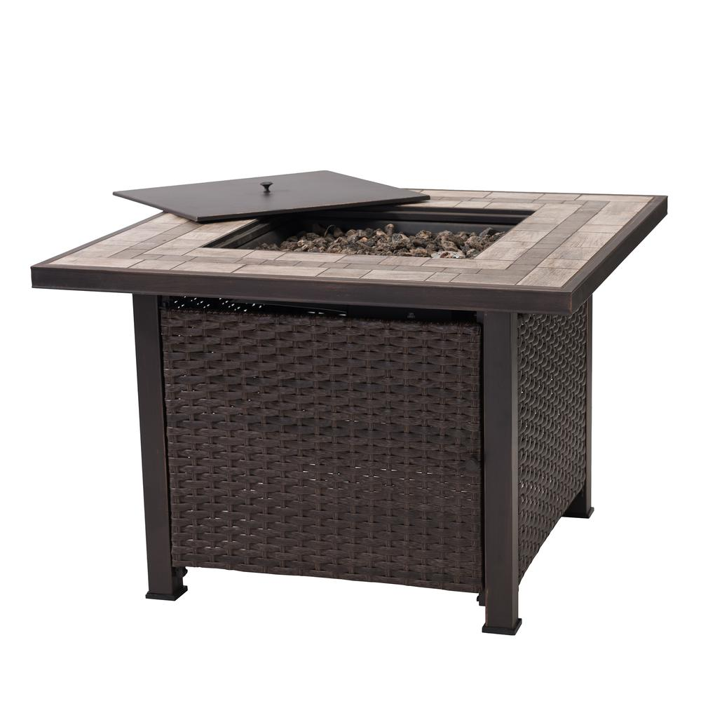 Sunjoy 38 in. Gas Fire Pit Table