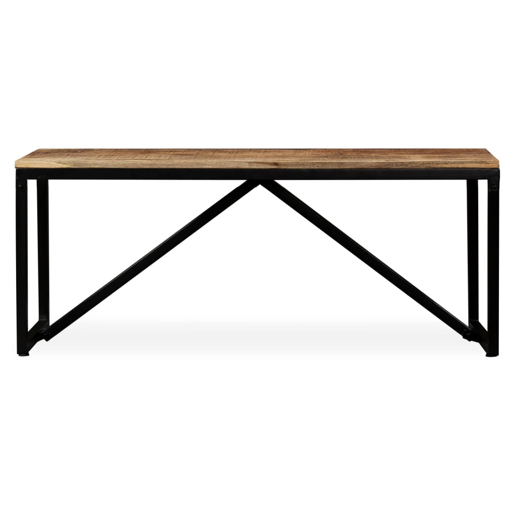 vidaXL Bench Solid Mango Wood 43.3"x13.8"x17.7"