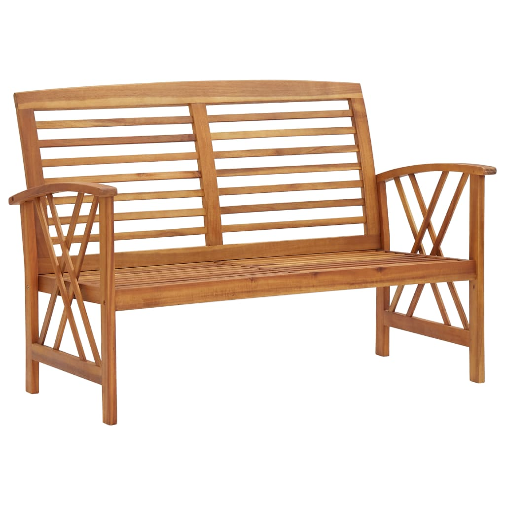 vidaXL 2 Piece Patio Lounge Set Solid Acacia Wood