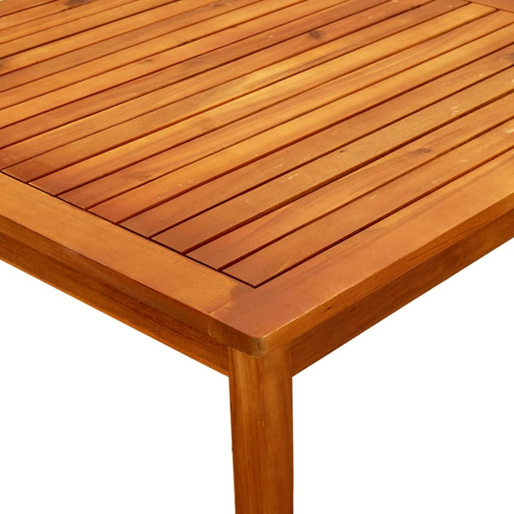 vidaXL Patio Coffee Table 33.5"x33.5"x17.7" Solid Acacia Wood