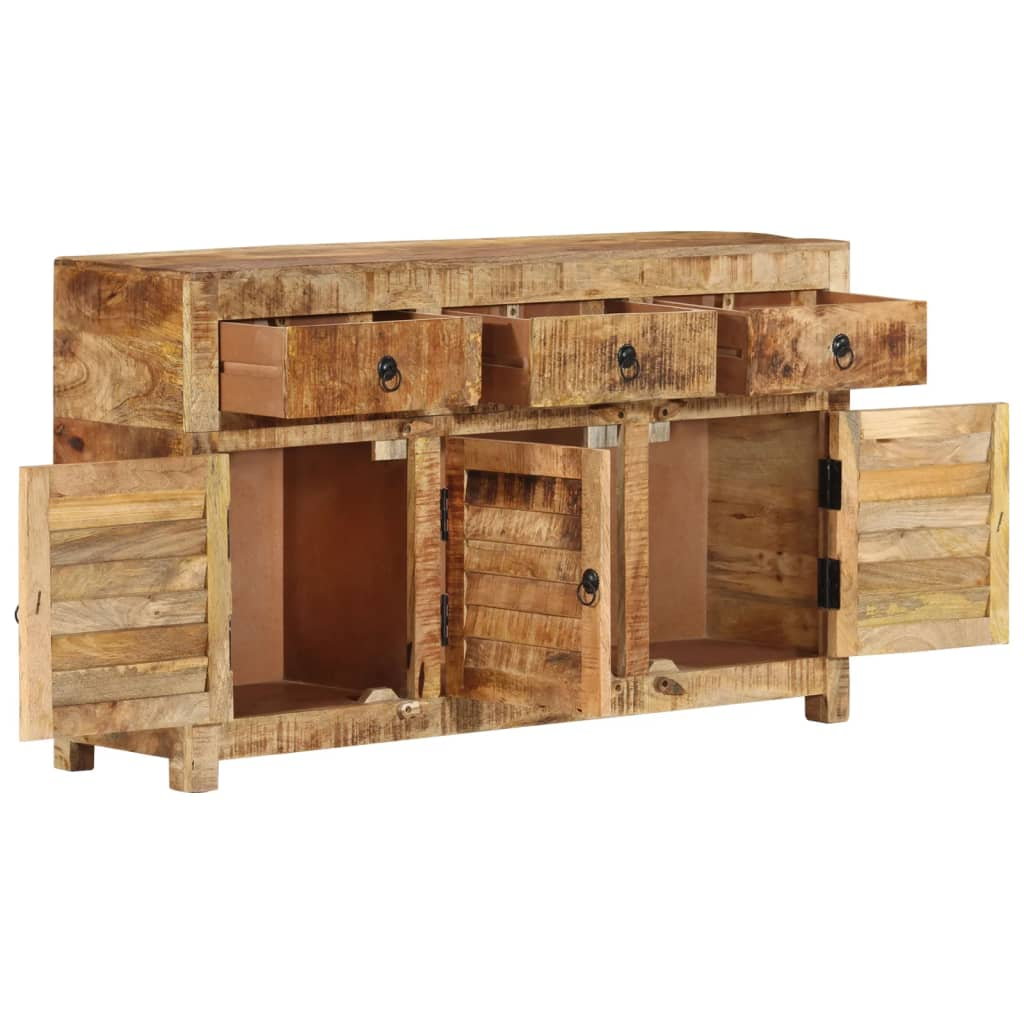 vidaXL Sideboard 43.3"x11.8"x25.6" Solid Wood Mango