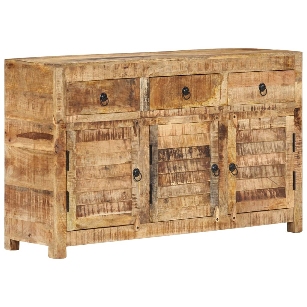 vidaXL Sideboard 43.3"x11.8"x25.6" Solid Wood Mango