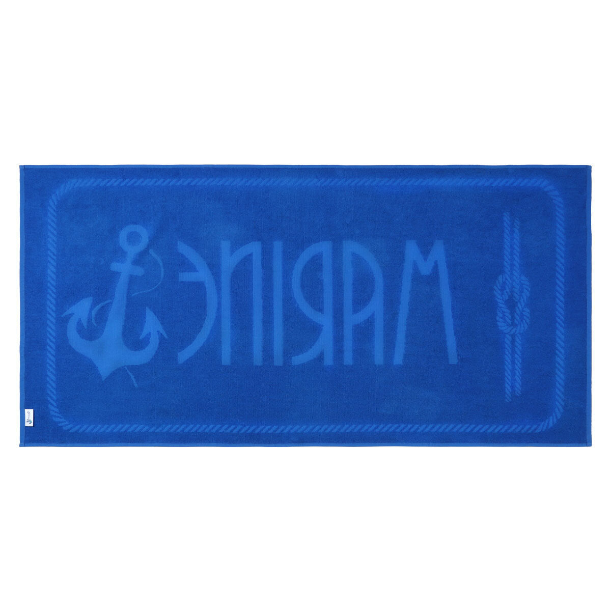 Anemoss Anchor Beach Towel Blue