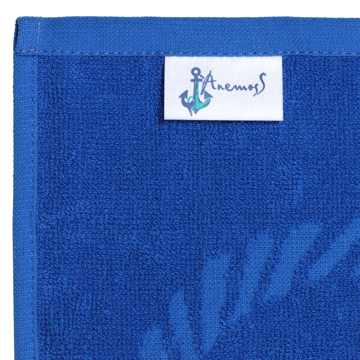 Anemoss Anchor Beach Towel Blue