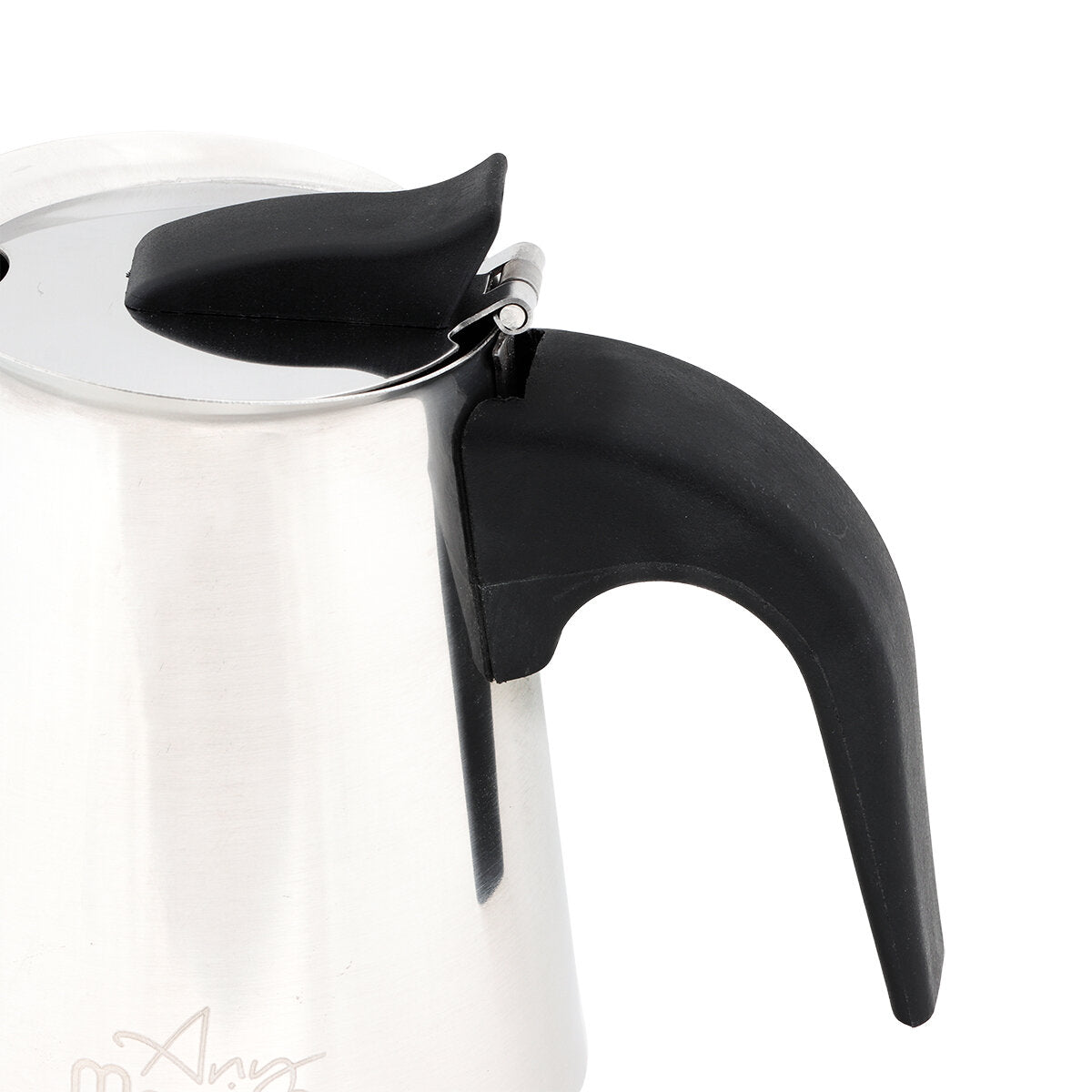 Any Morning Stovetop Espresso Maker Stainless Steel Percolator Coffee Pot 300 ml