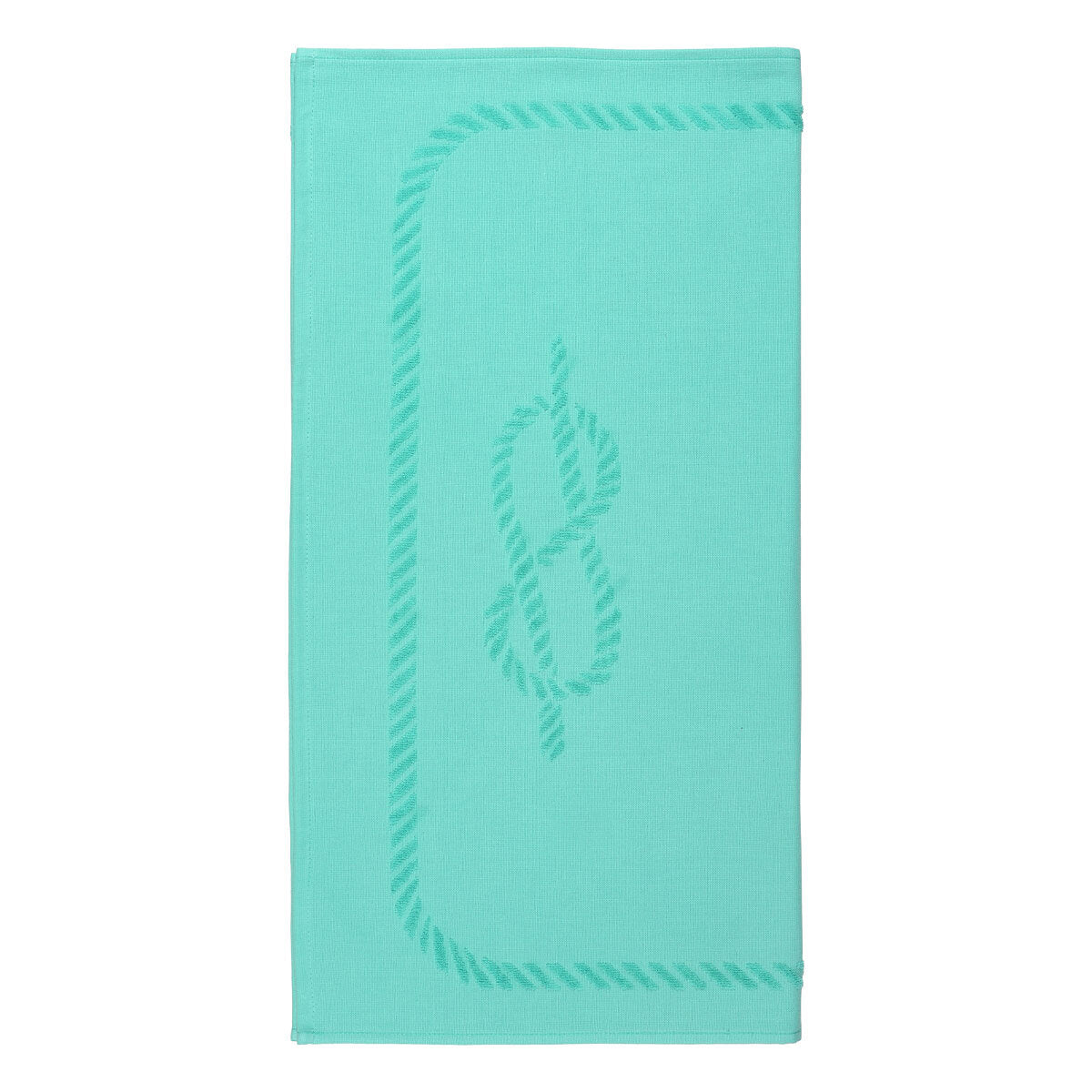 Anemoss Sailor Knots Beach Towel, Mint Green