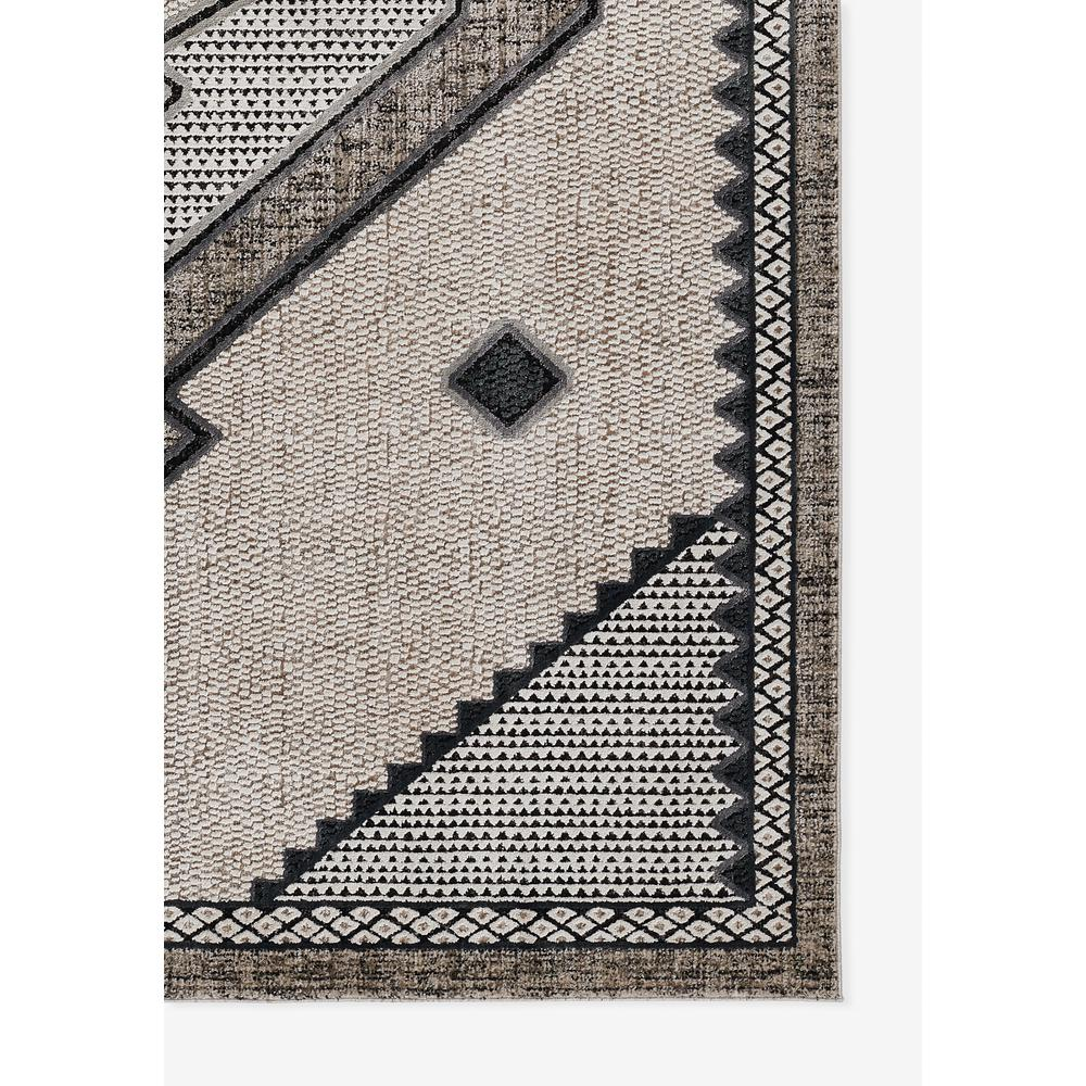 Contemporary Rectangle Area Rug, Ivory, 5'3" X 7'6"