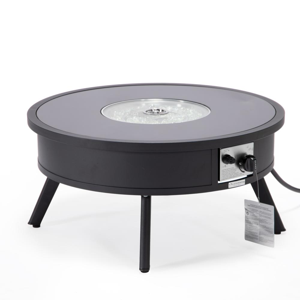 Walbrooke Patio Round Fire Pit and Tank Holder