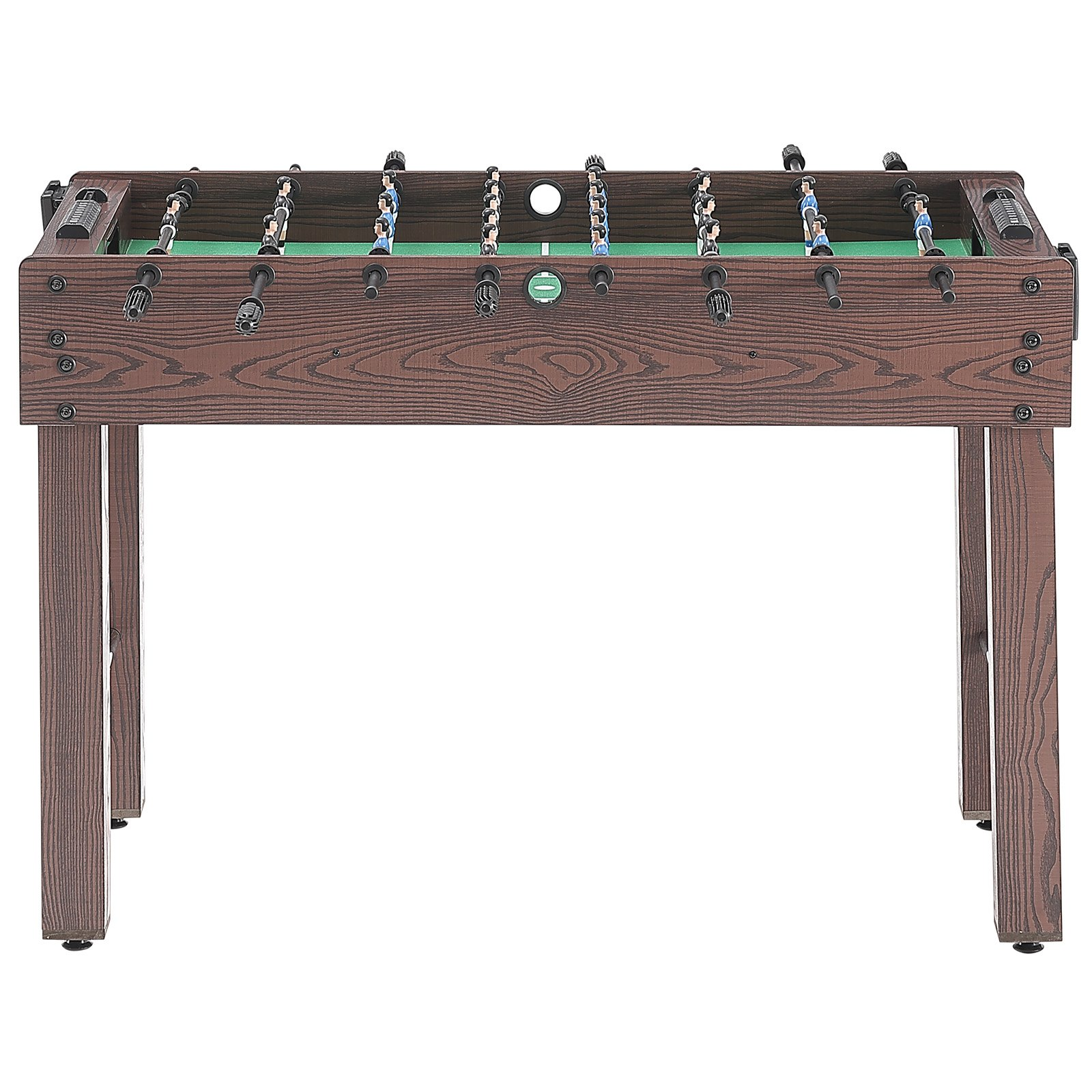 VEVOR Foosball Table, 48 inch Standard Size Foosball Table, Indoor Full Size Foosball Table for Home, Family, and Game Room, Soccer with Foosball Table Set, Includes 2 Balls and 2 Cup Holders