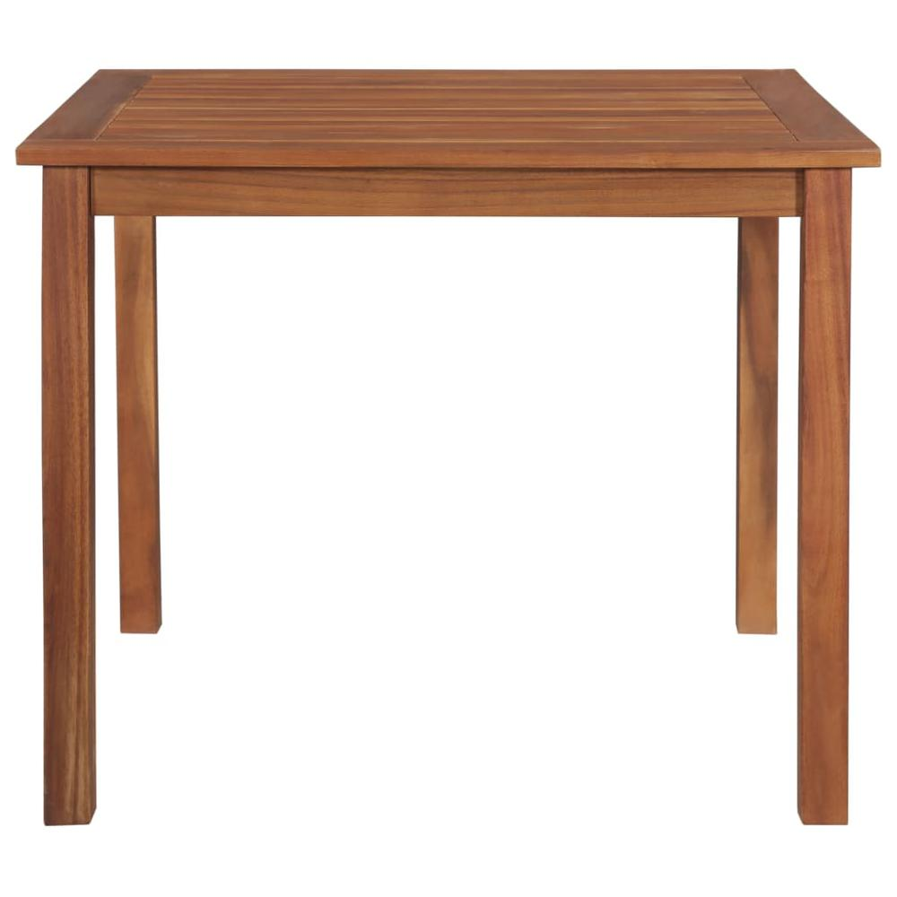 Patio Table 33.5"x33.5"x29.1" Solid Acacia Wood