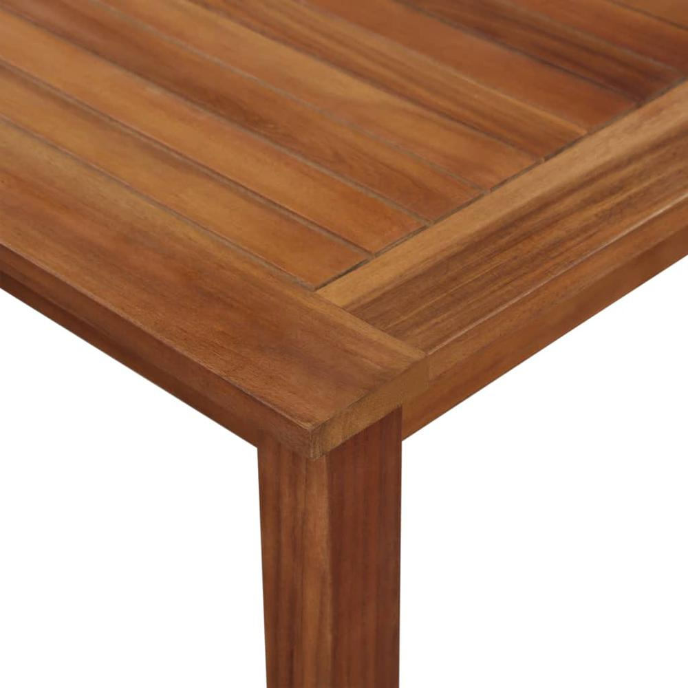 Patio Table 33.5"x33.5"x29.1" Solid Acacia Wood