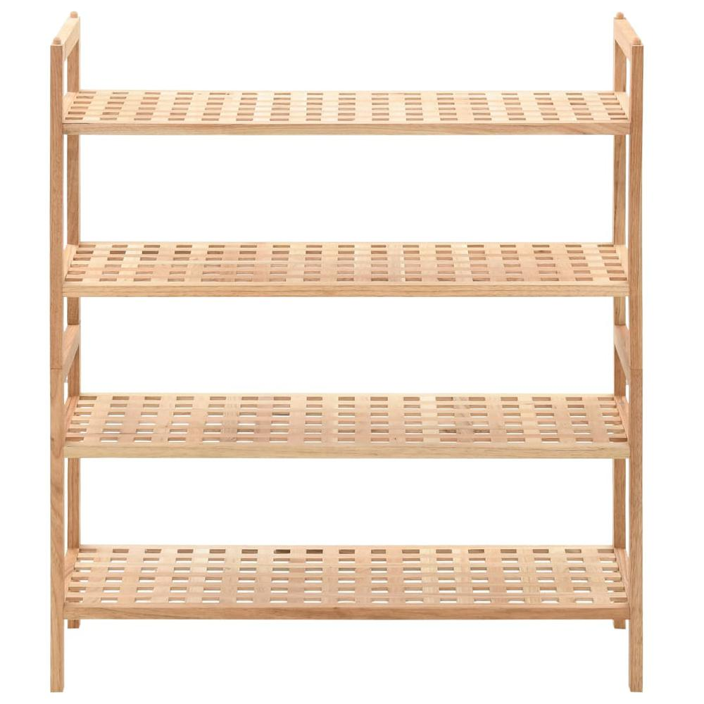 Shoe Rack Solid Walnut Wood 27.2"x10.2"x31.9"