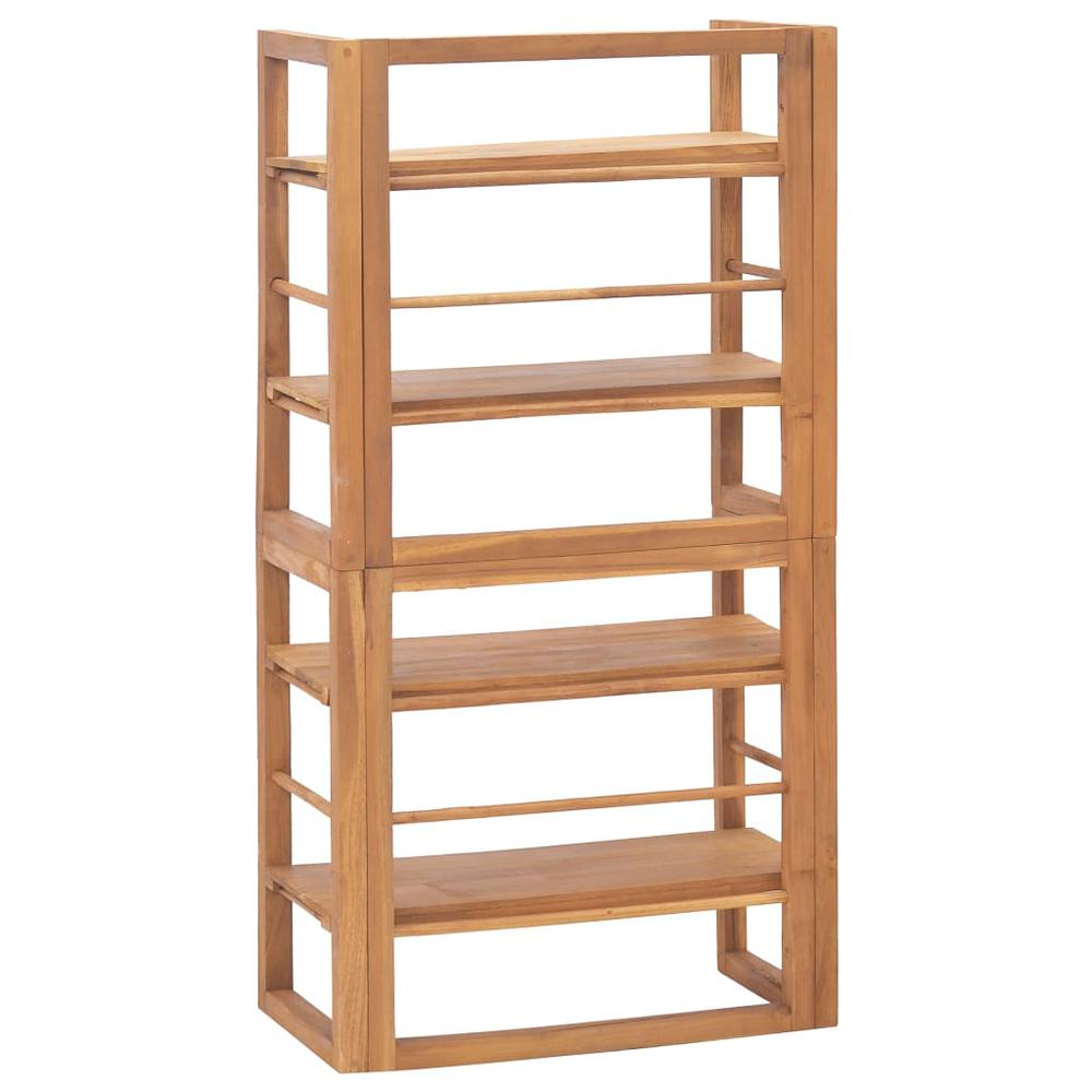 Shelving Unit 23.6"x11.8"x47.2" Solid Teak Wood