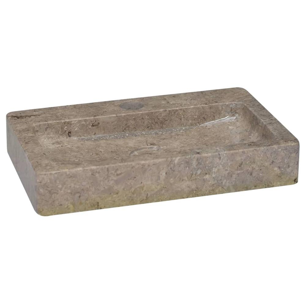 Wall-mounted Sink Gray 15"x9.4"x2.6" Marble