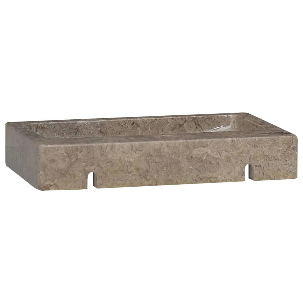 Wall-mounted Sink Gray 15"x9.4"x2.6" Marble