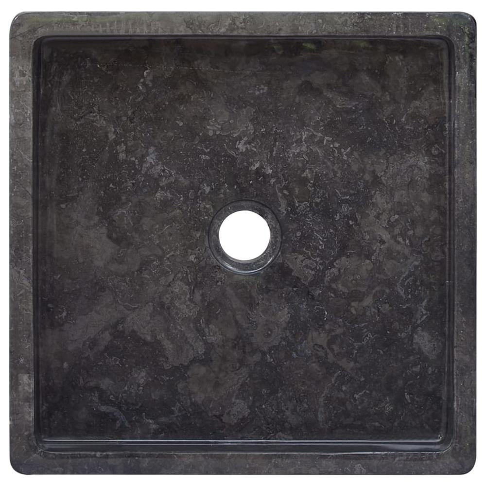 Sink Black 15.7"x15.7"x3.9" Marble