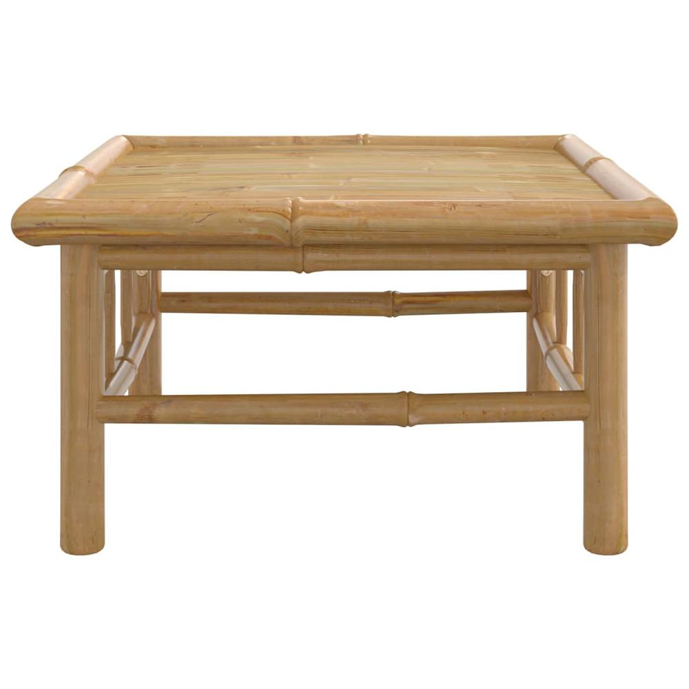 Patio Table 25.6"x21.7"x11.8" Bamboo