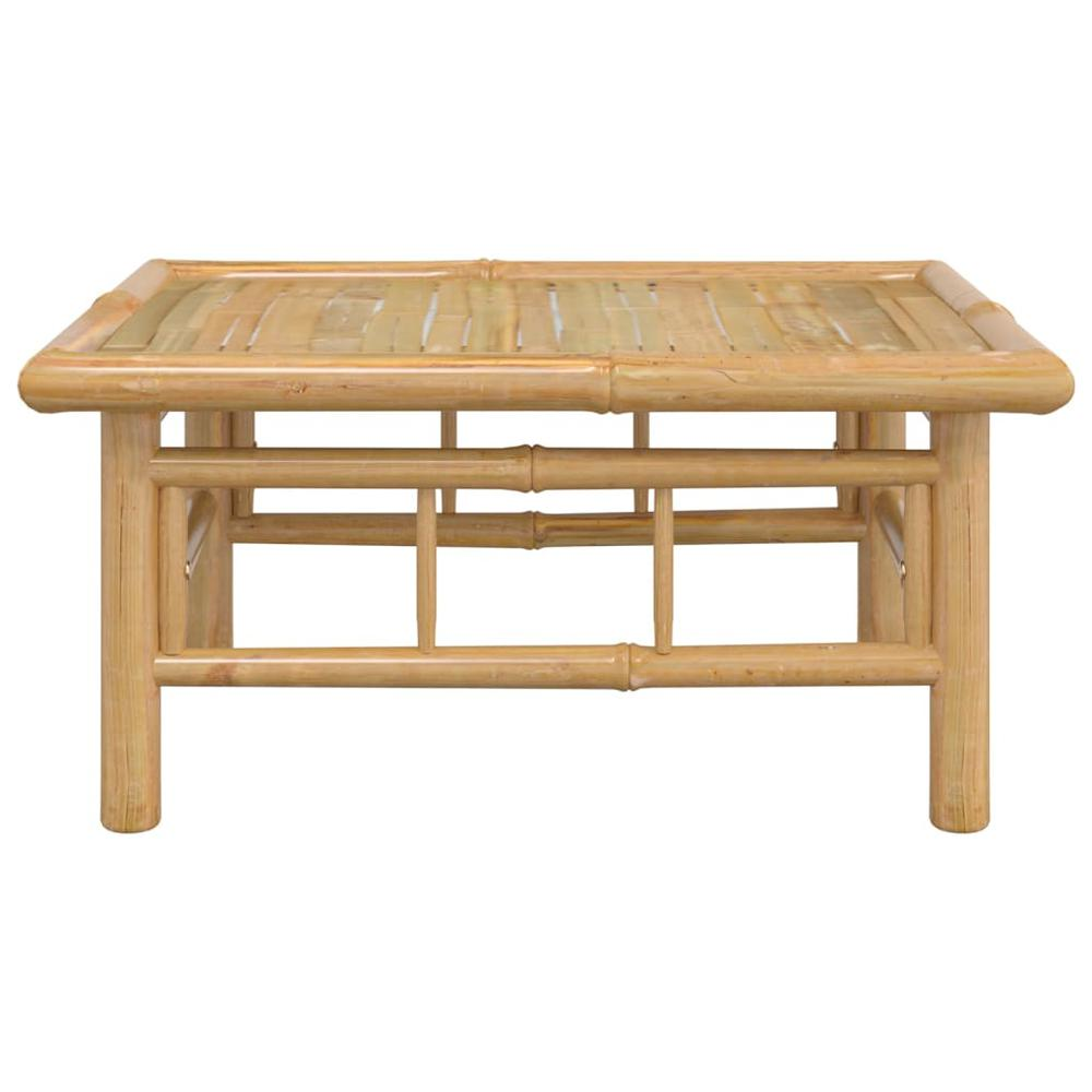 Patio Table 25.6"x21.7"x11.8" Bamboo