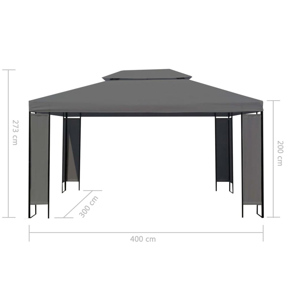 Gazebo Anthracite 118.1" x 157.5"