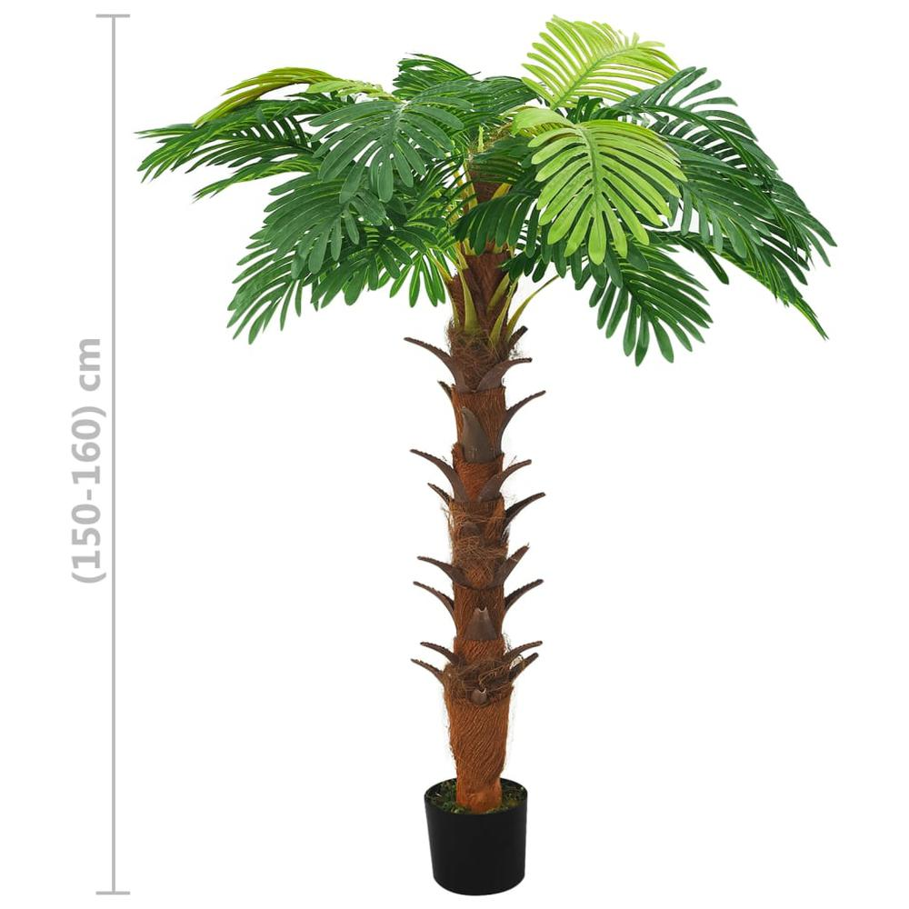 Artificial Cycas Palm with Pot 63" Green