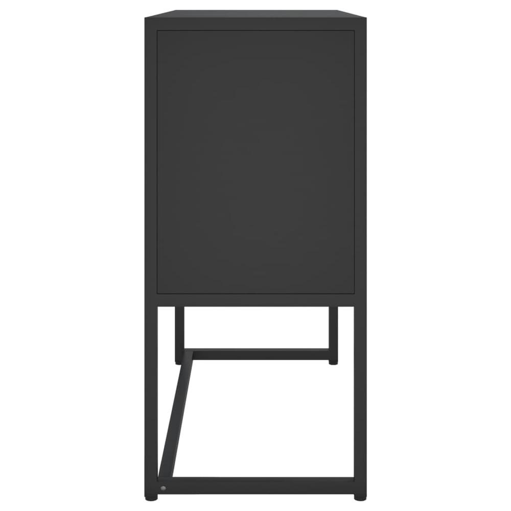 Sideboard Black 29.5"x13.8"x29.5" Steel