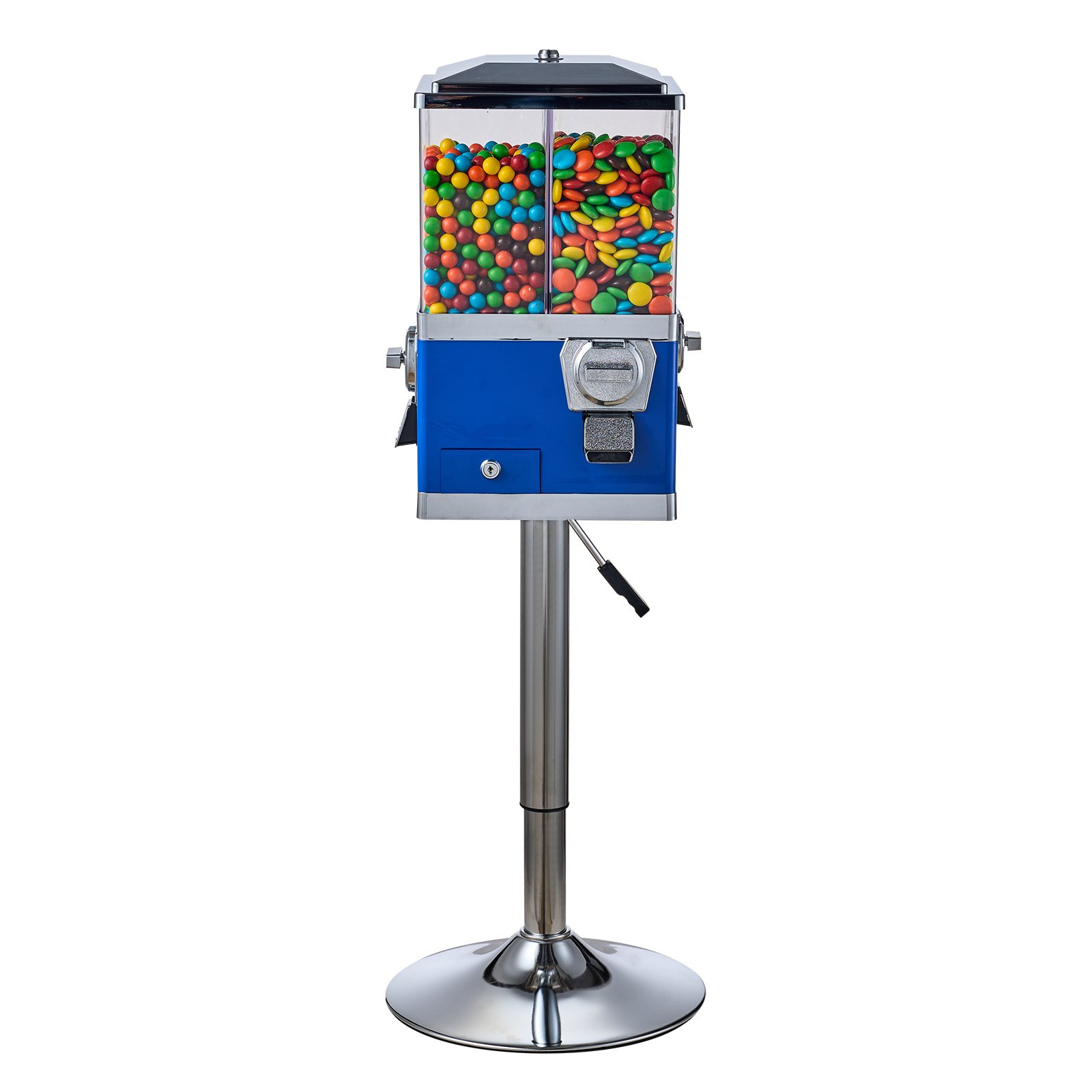 VEVOR Gumball Machine with Stand Vending Coin Bank Vintage Candy Dispenser Bule