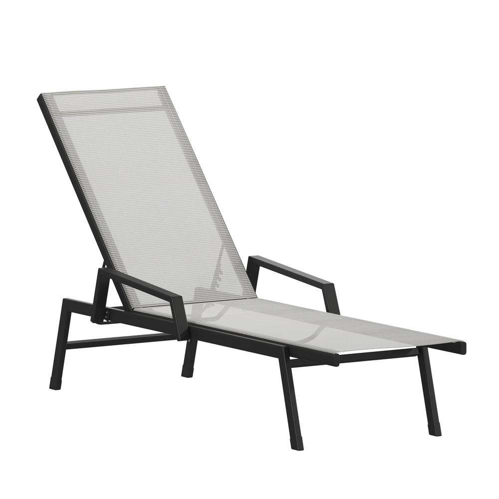 Modern Outdoor Chaise Lounge Chair