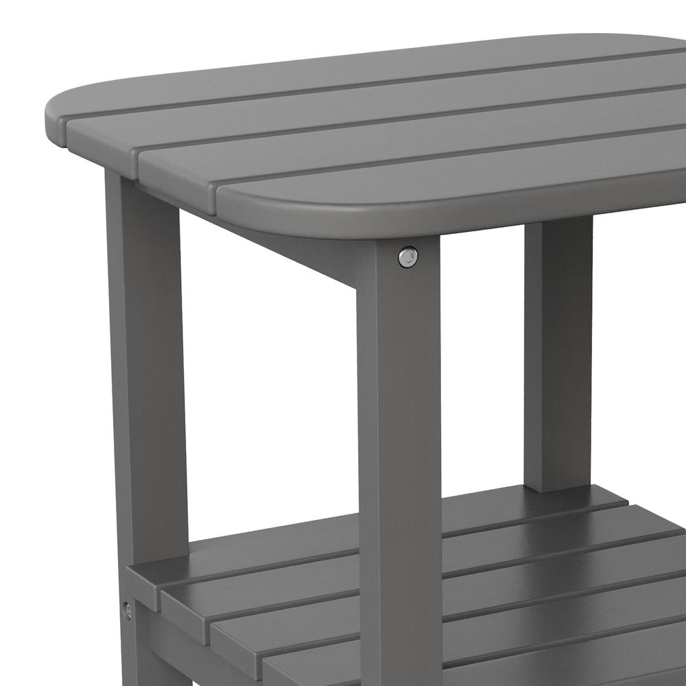 Contemporary 2 Tier Adirondack Side Table