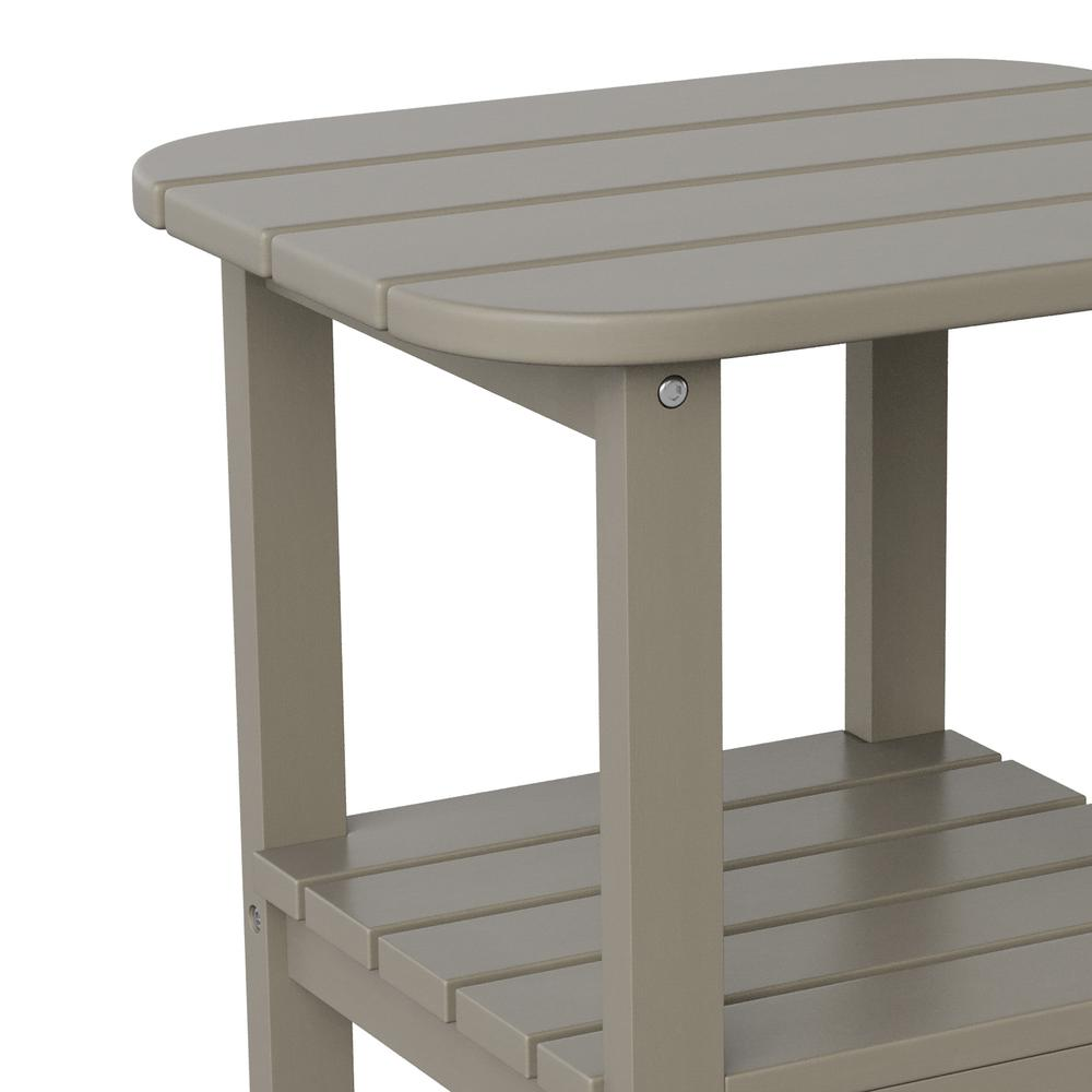 Contemporary 2 Tier Adirondack Side Table