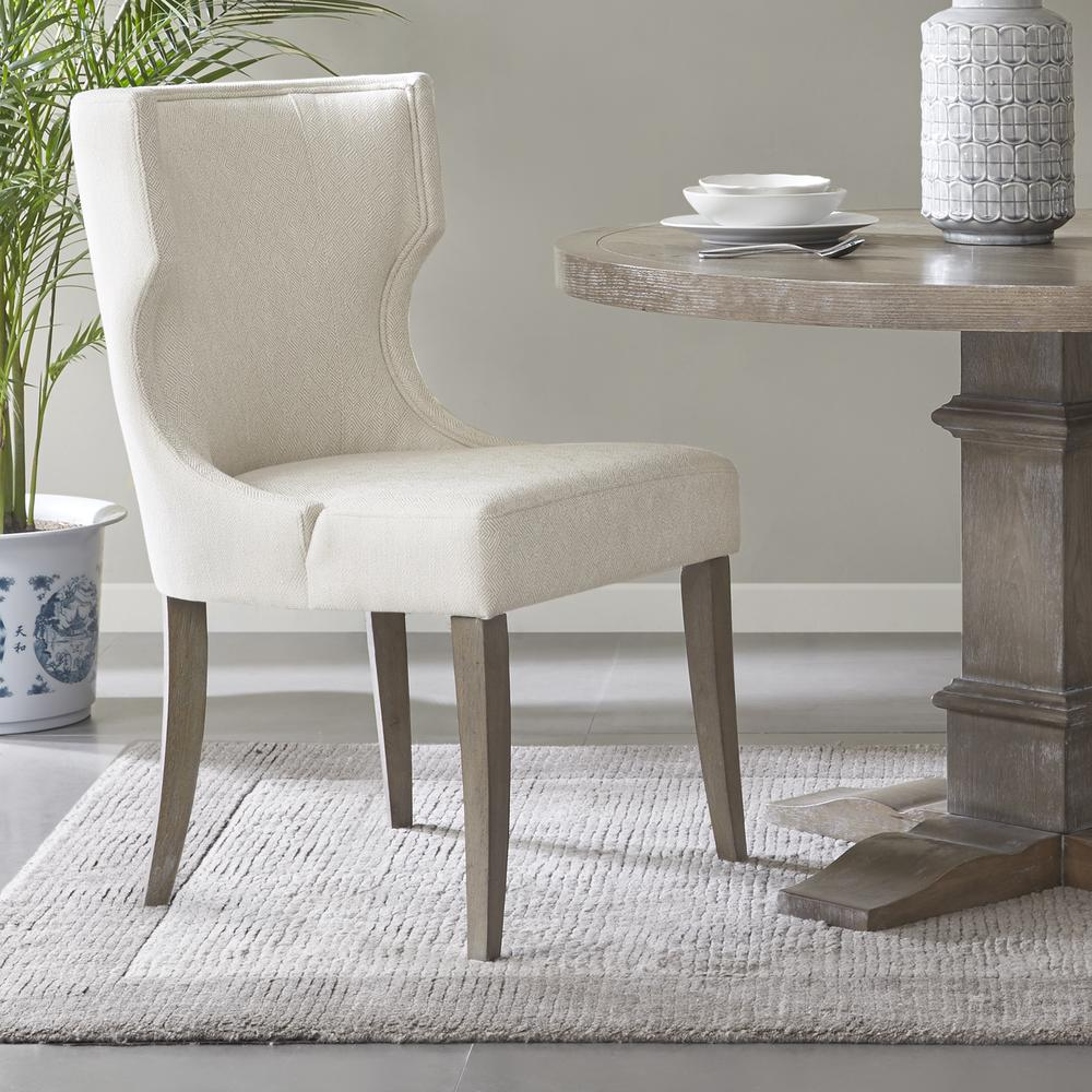 Upholstered Wingback Dining Chair