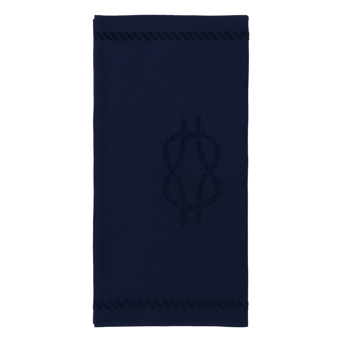 Anemoss Sailor Knots Beach Towel Navy Blue