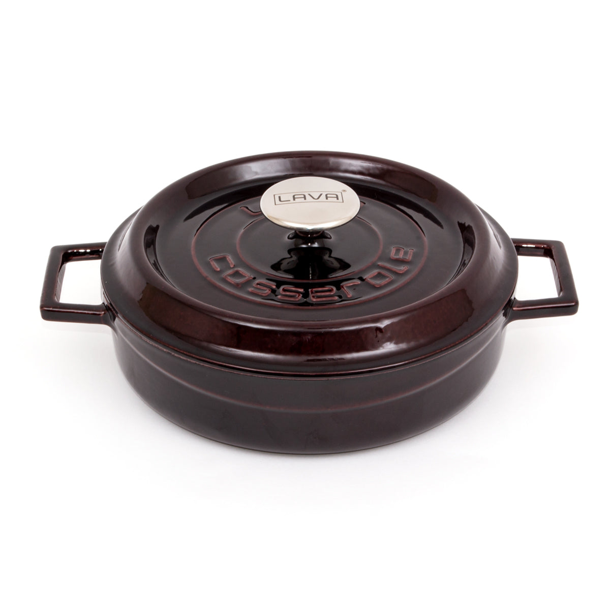 LAVA Premium Multipurpose Round Cast Iron Dutch Oven 24 cm