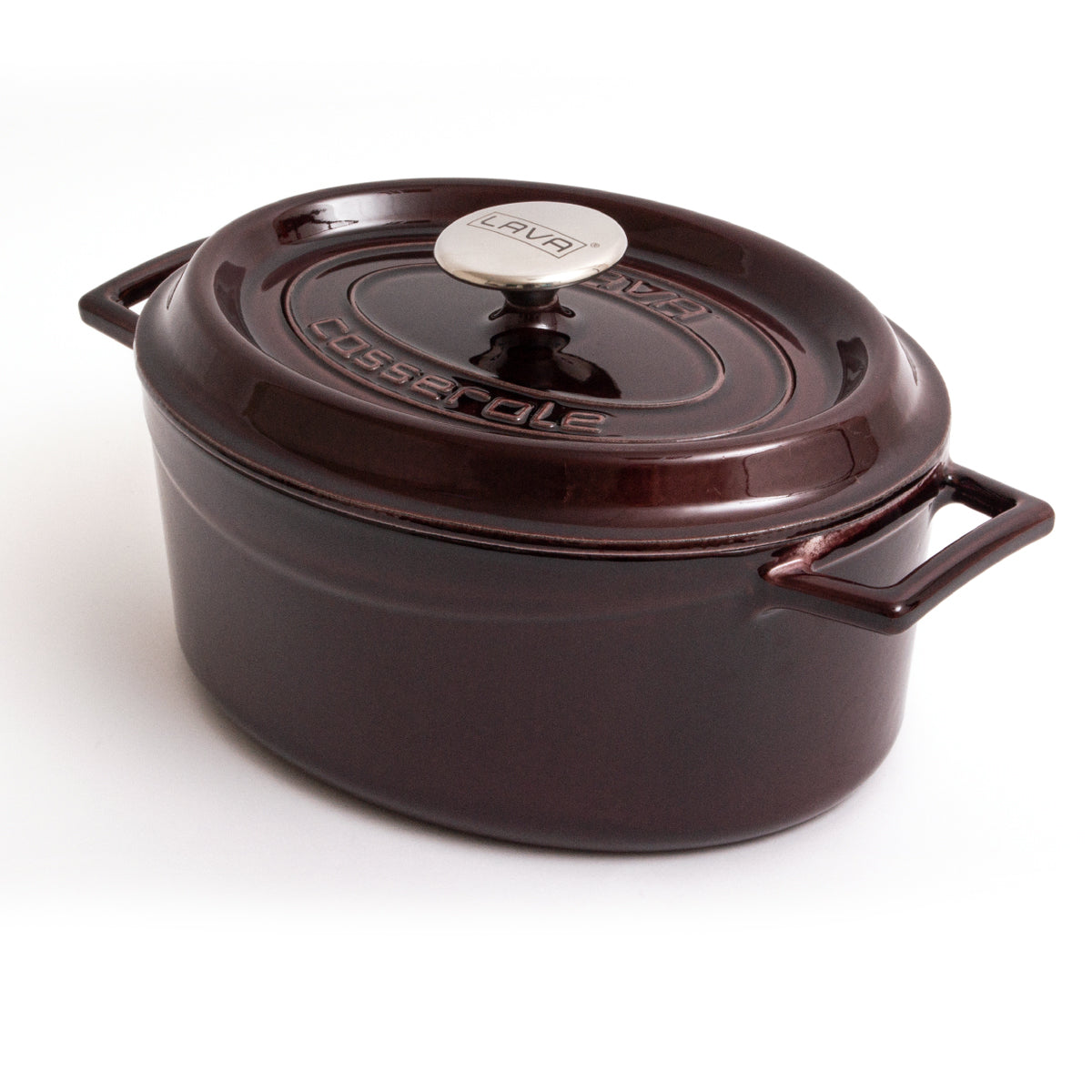 LAVA Premium Oval Cast Iron Dutch Oven 21x27 cm