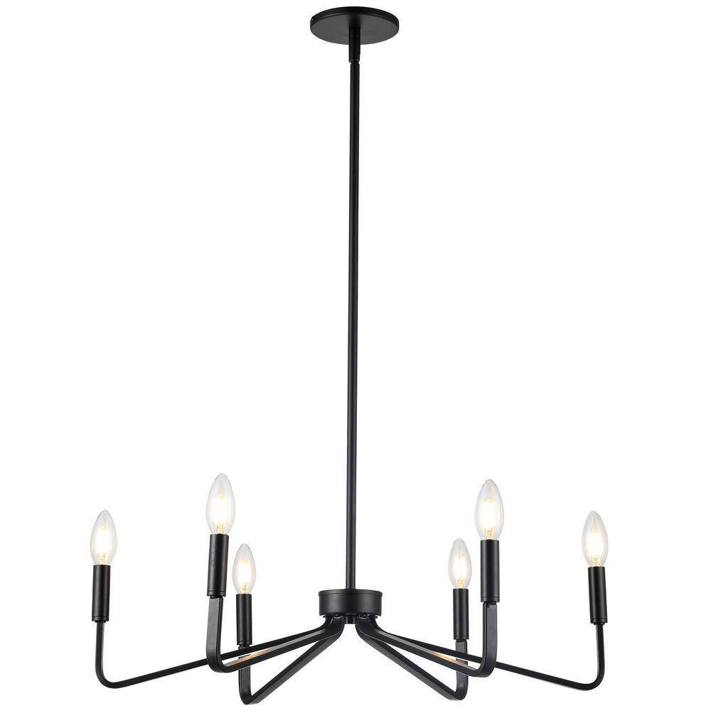 6LT Incandescent Chandelier, MB