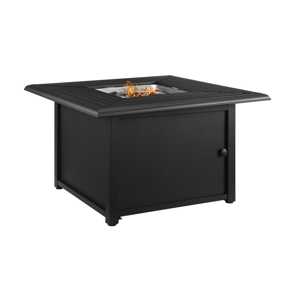 Dante Metal Fire Table Black