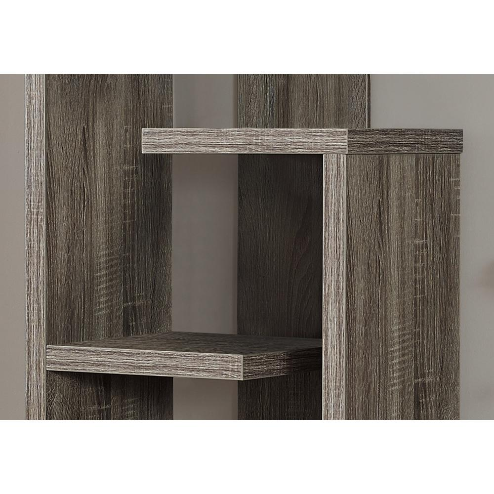 Bookshelf, Bookcase, Etagere, 4 Tier, 48H, Office, Bedroom, Brown Laminate