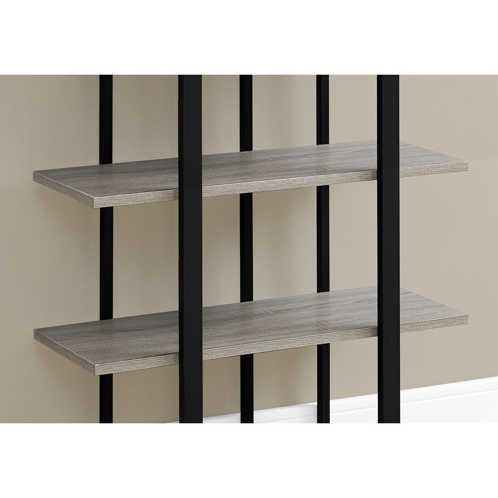 Bookshelf, Bookcase, Etagere, 4 Tier, 60H, Office, Bedroom, Brown Laminate