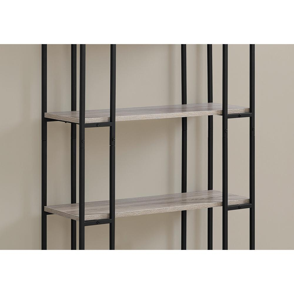 Bookshelf, Bookcase, Etagere, 5 Tier, 60H, Office, Bedroom, Brown Laminate