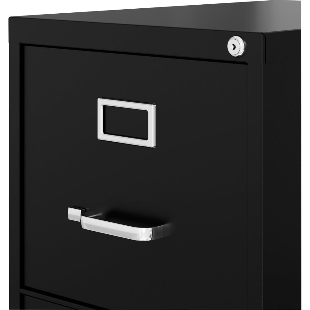 Lorell Fortress Series 22" Commercial-Grade Vertical File Cabinet - 15" x 22" x 40.2" - 3 x Drawer(s) for File - Letter - Vertical - Ball-bearing Suspension, Removable Lock, Pull Handle, Wire Manageme