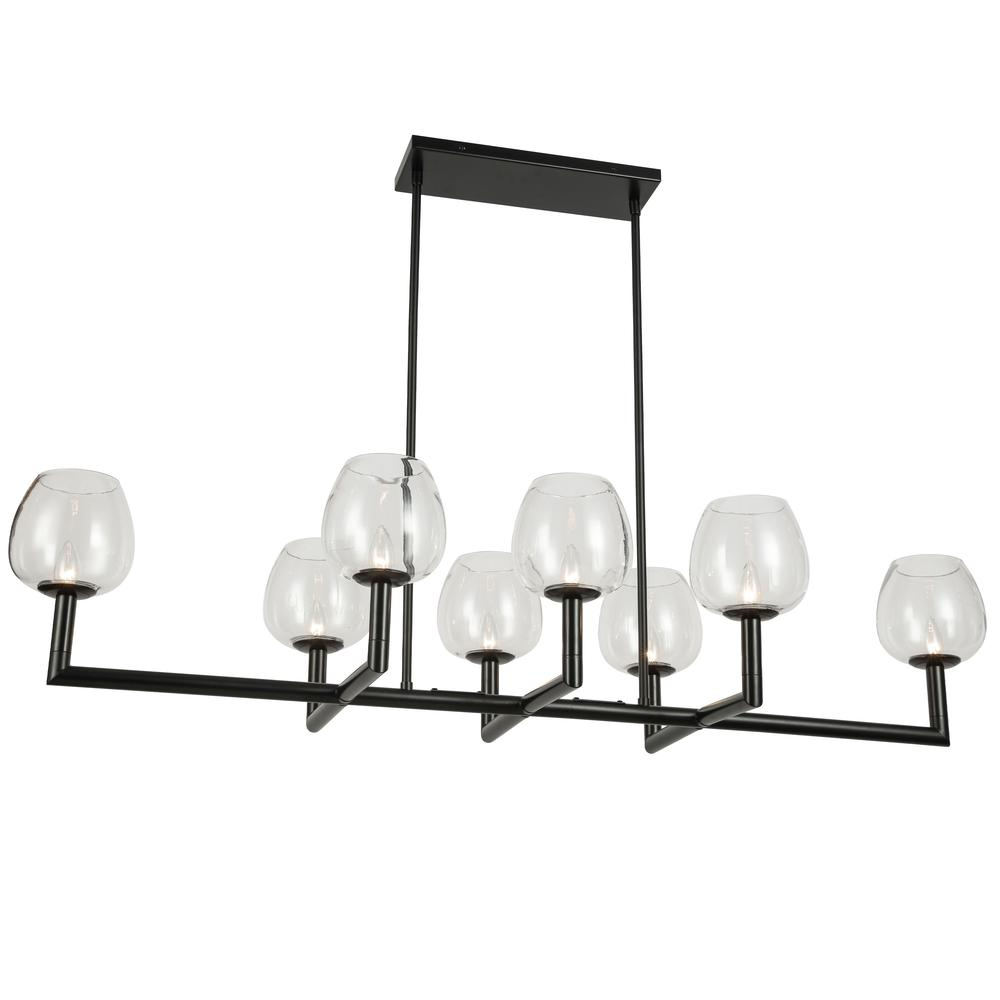 8LT Horiz Chandelier,  MB