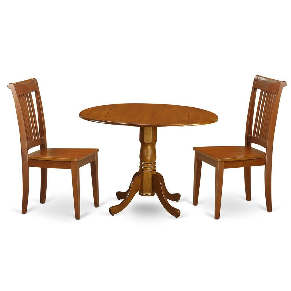 3  Pc-round  Kitchen  Table-plus  2  Kitchen  Chairs