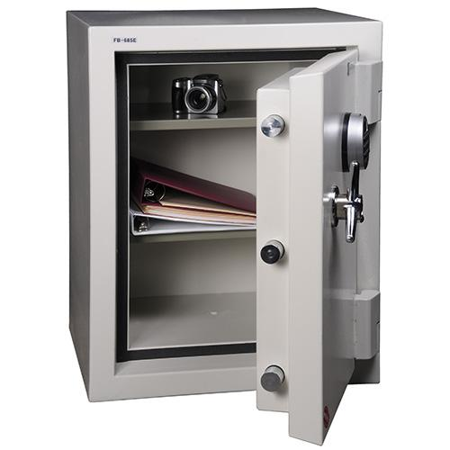 Fire and Burglary Safe White